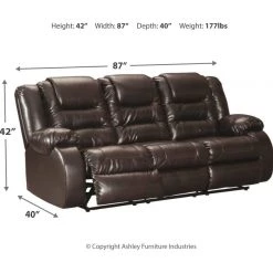Signature Design By Ashley® Vacherie - Reclining Sofa & Loveseat Set