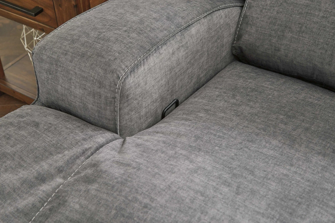 Ashley Furniture Coombs - Charcoal - Wide Seat Recliner 6 Ashley Furniture Coombs - Charcoal - Wide Seat Recliner