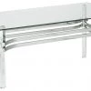 Ashley Furniture Braddoni - Chrome Finish - Rectangular Cocktail Table Tables