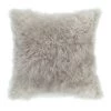 Moe's Home Collection Cashmere Fur Pillow Light Grey 2 Moe's Home Collection Cashmere Fur Pillow Light Grey