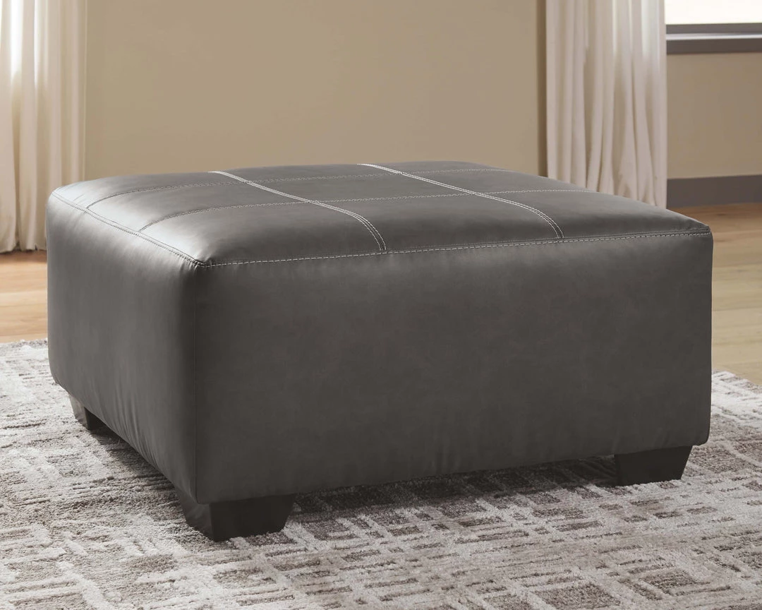 Ashley Furniture Aberton - Gray - Oversized Accent Ottoman Ottomans 4 Ashley Furniture Aberton - Gray - Oversized Accent Ottoman Ottomans