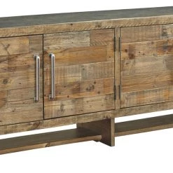Ashley Furniture TV Stands Mozanburg - Rustic Brown - Extra Large Tv Stand