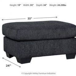 Ashley Furniture Wixon - Slate - Ottoman 9 Ashley Furniture Wixon - Slate - Ottoman