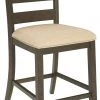Ashley Furniture Stools Rokane - Light Brown - Upholstered Barstool (2/cn)