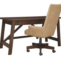 Ashley Furniture Baldridge - Rustic Brown - Home Office Large Leg Desk Desks 20 Ashley Furniture Baldridge - Rustic Brown - Home Office Large Leg Desk Desks