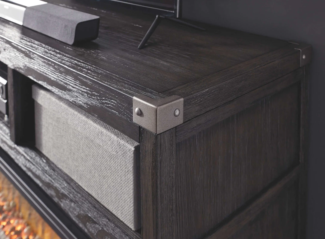 Ashley Furniture TV Stands Todoe - Gray - Lg Tv Stand W/fireplace Option 7 Ashley Furniture TV Stands Todoe - Gray - Lg Tv Stand W/fireplace Option