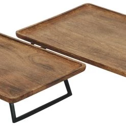 Ashley Furniture Table Decor Kaleena - Brown/black - Tray Set (2/cn)
