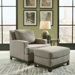 Signature Design By Ashley® Kaywood - Granite - 2 Pc. - Chair, Ottoman Chair & Ottoman Sets