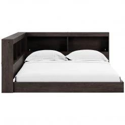 Signature Design By Ashley® Beds Piperton - Black - Full Bookcase Storage Bed