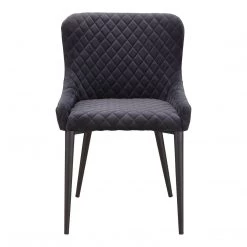 Moe's Home Collection Etta Dining Chair Dark Grey Chairs