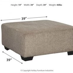 Ashley Furniture Ballinasloe - Oversized Neutral - Ottomans