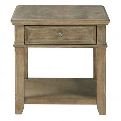 Signature Design By Ashley® Janismore - Grayish Brown - Rectangular End Table Tables