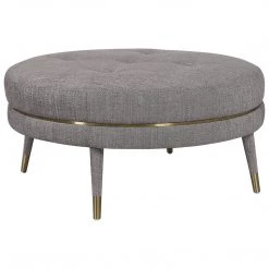 Uttermost Blake Modern Taupe Ottoman Ottomans