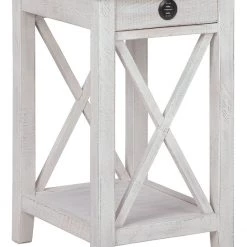 Ashley Furniture Adalane - White/gray - Accent Table Tables