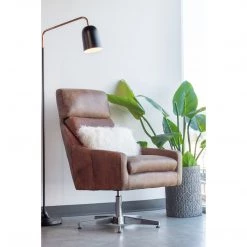 Moe's Home Collection Lamb Fur Pillow Rect. Cream Accessories