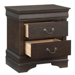 Ashley Furniture Leewarden - Dark Brown - Two Drawer Night Stand 10 Ashley Furniture Leewarden - Dark Brown - Two Drawer Night Stand