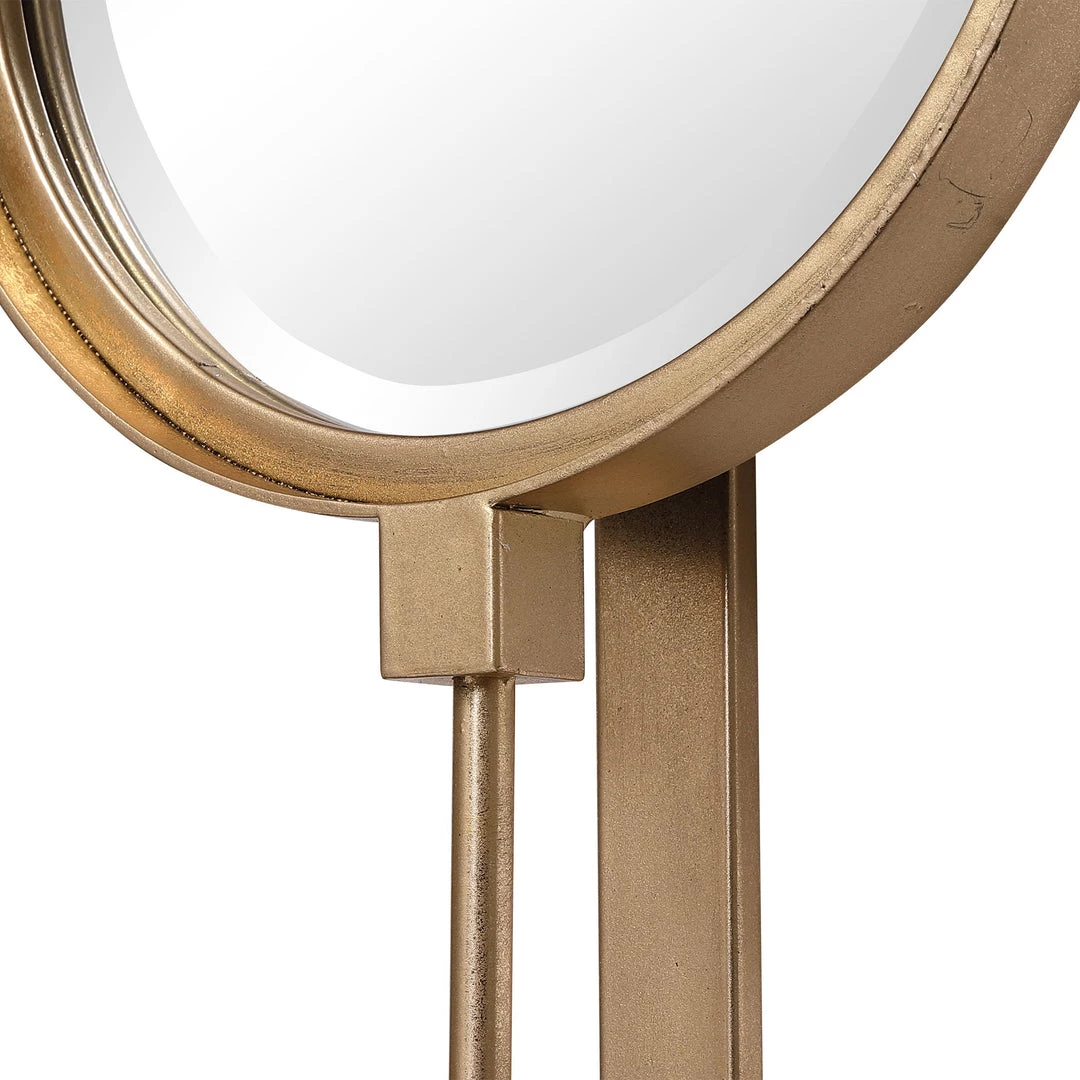 Uttermost Button Gold Mirror 4 Uttermost Button Gold Mirror