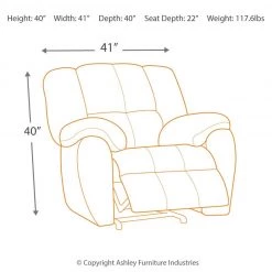 Ashley Furniture Reclining Furniture Dylan - Classic Look - Rocker Recliners