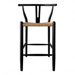 Moe's Home Collection Ventana Counter Stool Black And Natural Stools