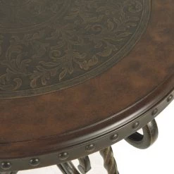 Ashley Furniture Rafferty - Dark Brown - Round End Table
