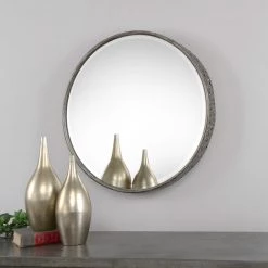 Uttermost Nova Round Metal Mirror