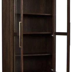 Ashley Furniture Balintmore - Dark Brown - Accent Cabinet - Vertical Cabinets