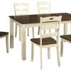 Ashley Furniture Woodanville - Light Brown - Dining Room Table Set (7/cn) 1 Ashley Furniture Woodanville - Light Brown - Dining Room Table Set (7/cn)