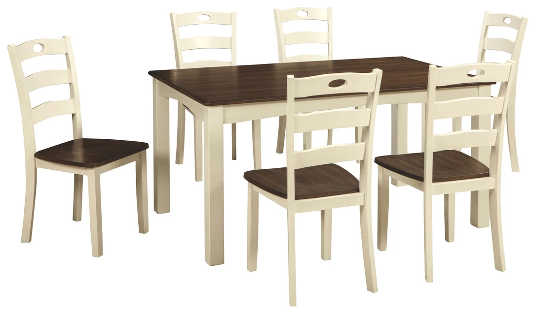 Ashley Furniture Woodanville - Light Brown - Dining Room Table Set (7/cn) 3 Ashley Furniture Woodanville - Light Brown - Dining Room Table Set (7/cn)