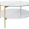 Ashley Furniture Tables Wynora - White/gold - Round Cocktail Table