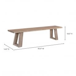Moe's Home Collection Benches Tanya Bench