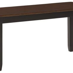 Ashley Furniture Dining Room Sets Larsondale - Brown/black - Dining Room Table Set (6/cn)