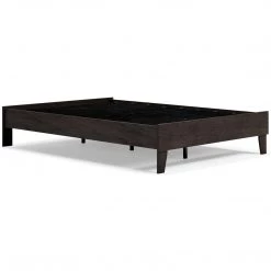 Ashley Furniture Piperton - Brown / Black - Full Platform Bed Beds