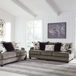 Benchcraft® Living Room Sets Sembler - Cobblestone - 4 Pc. - Sofa, Loveseat, Chair And A Half, Ottoman