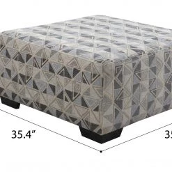 Emerald Home Berlin Small Ottoman