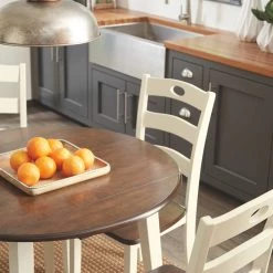 Ashley Furniture Tables Woodanville - Light Brown - Round Drm Drop Leaf Table