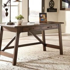 Ashley Furniture Baldridge - Rustic Brown - Home Office Large Leg Desk Desks 26 Ashley Furniture Baldridge - Rustic Brown - Home Office Large Leg Desk Desks