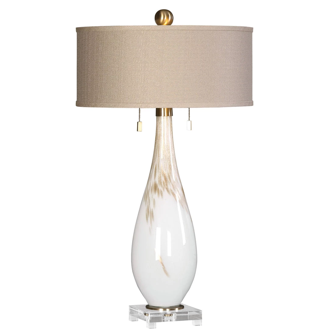 Accessories Uttermost Cardoni White Glass Table Lamp 3 Accessories Uttermost Cardoni White Glass Table Lamp