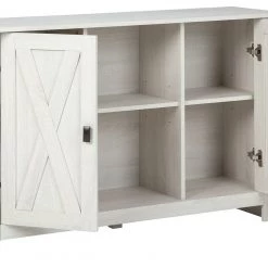 Ashley Furniture Cabinets Turnley - Distressed White - Accent Cabinet