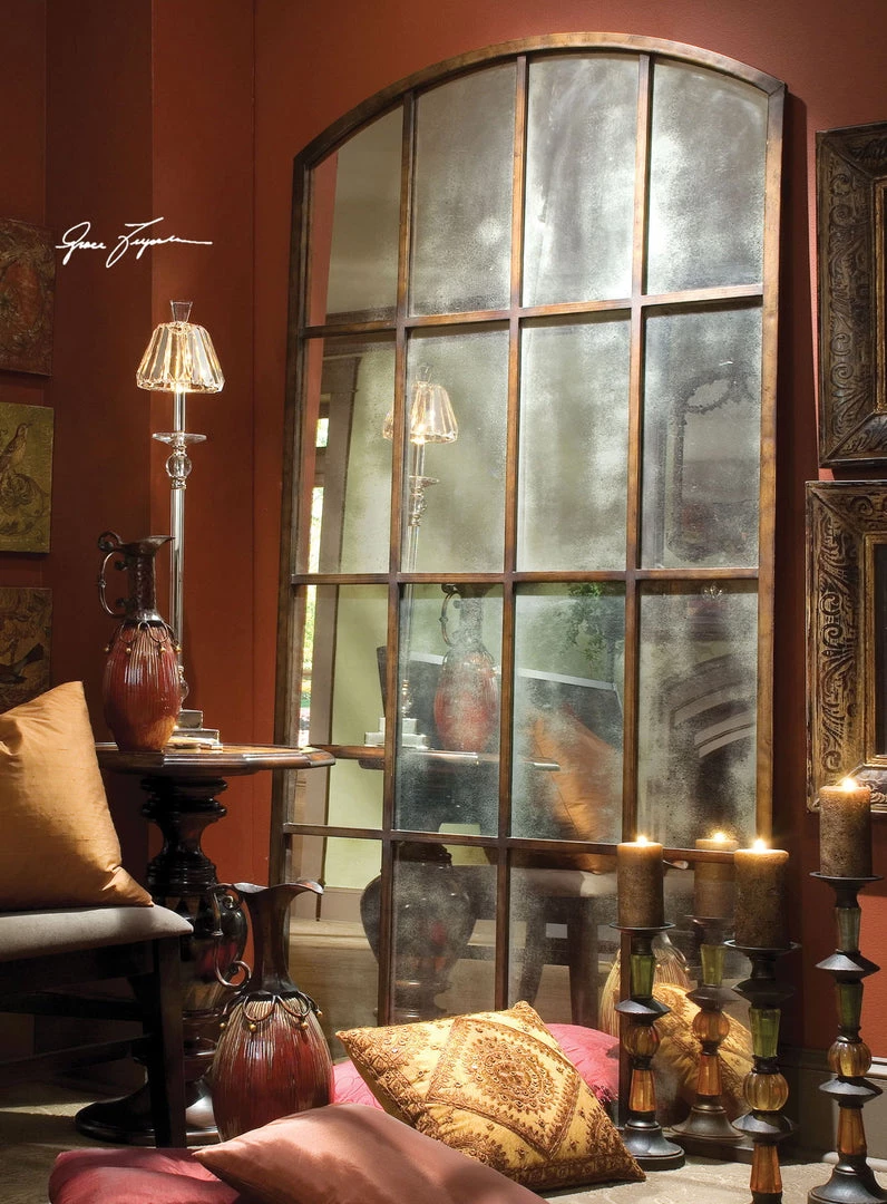 Uttermost Amiel Antique Large Arch Mirror Accessories 5 Uttermost Amiel Antique Large Arch Mirror Accessories