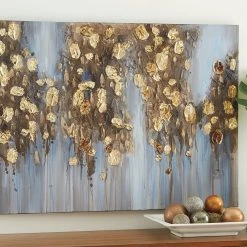 Ashley Furniture Accessories Donier - Blue/gold Finish - Wall Art 5 Ashley Furniture Accessories Donier - Blue/gold Finish - Wall Art