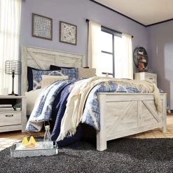 Signature Design By Ashley® Bellaby - Attractive - Crossbuck Panel Bed Beds