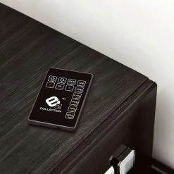 Signature Design By Ashley® Beds Kaydell - Patterned - Upholstered Panel Bed With 2 Storage Drawers, Roll Slats