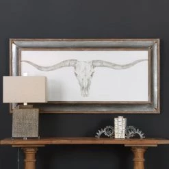 Accessories Uttermost Western Skull Mount Print