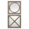 Accessories Uttermost Baci E Abbracci, Wooden Mirrors S/2
