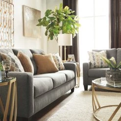 Ashley Furniture Loveseats Daylon - Graphite - Loveseat