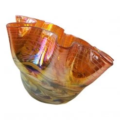 Moe's Home Collection Freeform Bowl Orange