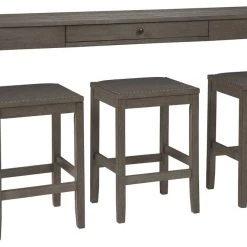 Ashley Furniture Dining Room Sets Caitbrook - Dark Gray - Rect Drm Counter Tbl Set(4/cn)