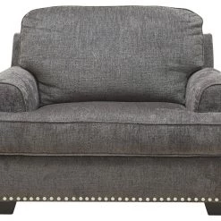 Ashley Furniture Locklin - Carbon - Chair And A Half Chairs