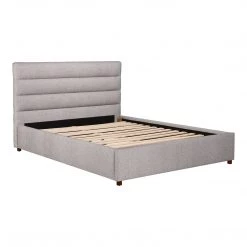 Moe's Home Collection Beds Takio Queen Bed Light Grey