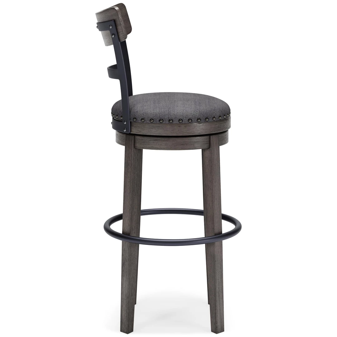 Ashley Furniture Caitbrook - Dark Gray - Tall Uph Swivel Barstool(1/cn) 7 Ashley Furniture Caitbrook - Dark Gray - Tall Uph Swivel Barstool(1/cn)